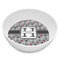 Red & Gray Polka Dots Melamine Bowl - 8 oz (Personalized)