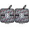 Red & Gray Polka Dots Pot Holders - Set of 2 APPROVAL