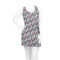Red & Gray Polka Dots Racerback Dress - On Model - Front