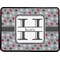 Red & Gray Polka Dots Rectangular Trailer Hitch Cover (Personalized)