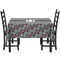 Red & Gray Polka Dots Tablecloth (Personalized)