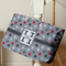 Red & Gray Polka Dots Large Rope Tote - Life Style