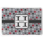 Red & Gray Polka Dots Serving Tray (Personalized)
