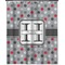 Red & Gray Polka Dots Shower Curtain 70x90