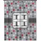 Red & Gray Polka Dots Extra Long Shower Curtain - 70"x84" (Personalized)
