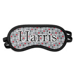Red & Gray Polka Dots Sleeping Eye Mask - Small (Personalized)