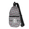 Red & Gray Polka Dots Sling Bag (Personalized)