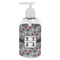 Red & Gray Polka Dots Small Liquid Dispenser (8 oz) - White
