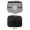 Red & Gray Polka Dots Small Travel Bag - APPROVAL