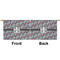 Red & Gray Polka Dots Small Zipper Pouch Approval (Front and Back)