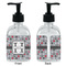 Red & Gray Polka Dots Glass Soap/Lotion Dispenser - Approval