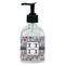 Red & Gray Polka Dots Soap/Lotion Dispenser (Glass)