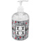 Red & Gray Polka Dots Acrylic Soap & Lotion Bottle (Personalized)