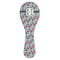 Red & Gray Polka Dots Ceramic Spoon Rest (Personalized)