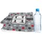 Red & Gray Polka Dots Sports & Fitness Towel (Personalized)