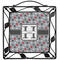 Red & Gray Polka Dots Square Trivet - w/tile