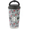 Red & Gray Polka Dots Stainless Steel Travel Cup