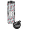 Red & Gray Polka Dots Stainless Steel Skinny Tumbler (Personalized)