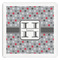 Red & Gray Polka Dots Paper Dinner Napkins (Personalized)