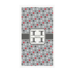 Red & Gray Polka Dots Guest Towels - Full Color - Standard (Personalized)