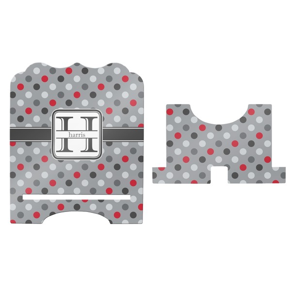 Red & Gray Polka Dots Stylized Tablet Stand - Apvl