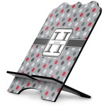 Red & Gray Polka Dots Stylized Tablet Stand (Personalized)