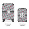 Red & Gray Polka Dots Suitcase Set 4 - APPROVAL