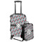 Red & Gray Polka Dots Suitcase Set 4 - MAIN