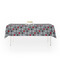 Red & Gray Polka Dots Tablecloths (58"x102") - MAIN