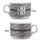Red & Gray Polka Dots Tea Cup - Single Apvl