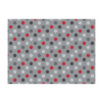 Red & Gray Polka Dots Tissue Paper Sheets - Large - Heavyweight