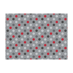 Red & Gray Polka Dots Tissue Paper Sheets - Large - Heavyweight