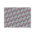 Red & Gray Polka Dots Tissue Paper Sheets - Medium - Heavyweight