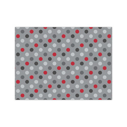 Red & Gray Polka Dots Medium Tissue Papers Sheets - Heavyweight