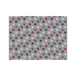 Red & Gray Polka Dots Tissue Paper Sheets - Medium - Heavyweight