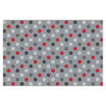 Red & Gray Polka Dots Tissue Paper Sheets - X-Large - Heavyweight