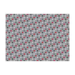 Red & Gray Polka Dots Tissue Paper Sheets