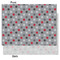 Red & Gray Polka Dots Tissue Paper - Lightweight - Medium - Front & Back
