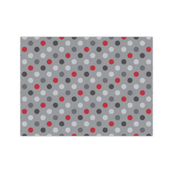 Red & Gray Polka Dots Medium Tissue Papers Sheets - Lightweight