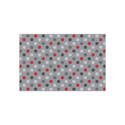 Red & Gray Polka Dots Small Tissue Papers Sheets - Lightweight