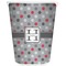 Red & Gray Polka Dots Waste Basket (Personalized)