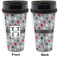 Red & Gray Polka Dots Travel Mug Approval (Personalized)