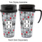 Red & Gray Polka Dots Travel Mugs - with & without Handle