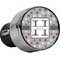 Red & Gray Polka Dots USB Car Charger (Personalized)
