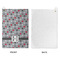 Red & Gray Polka Dots Waffle Weave Golf Towel - Approval