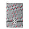 Red & Gray Polka Dots Waffle Weave Golf Towel - Front/Main