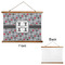 Red & Gray Polka Dots Wall Hanging Tapestry - Landscape - APPROVAL