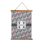 Red & Gray Polka Dots Wall Hanging Tapestry (Personalized)