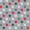 Red & Gray Polka Dots Wallpaper Square