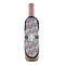 Red & Gray Polka Dots Wine Bottle Apron - IN CONTEXT